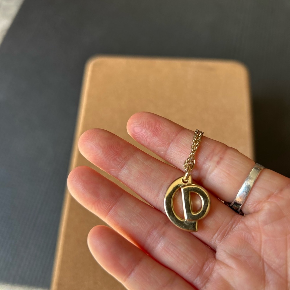 Christian Dior Gold Pendant necklace - Picture 3 of 5